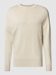 Strickpullover mit gerippten Abschlüssen Modell 'VEIT' von MCNEAL Beige - 44