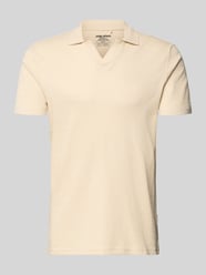 Koszulka polo o kroju regular fit ze strukturalnym wzorem model 'Heskild' od Blend - 48