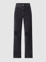 Wide Leg High Rise Jeans mit Stretch-Anteil von REVIEW Schwarz - 6