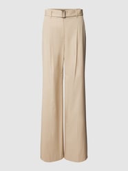 Hose mit Bundfalten von Luisa Cerano Beige - 26