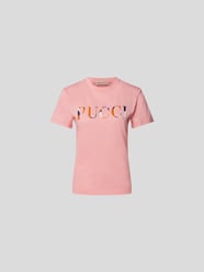 T-Shirt mit Brand-Schriftzug von Emilio Pucci Rosa - 6