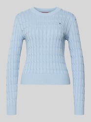 Slim Fit Strickpullover aus reiner Baumwolle von Tommy Hilfiger - 21
