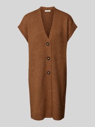 Mouwloos vest met kapmouwen en V-hals van Christian Berg Woman - 3