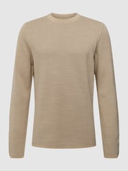 Strickpullover mit Rundhalsausschnitt von Marc O'Polo Beige - 11