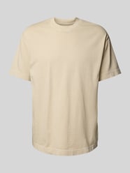 Regular fit T-shirt van puur katoen van Marc O'Polo Beige - 11