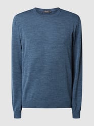 Pullover aus Schurwolle  von MAERZ Muenchen Blau - 16