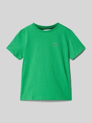 T-shirt z detalem z logo od Lacoste - 41