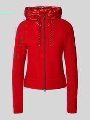 Gebreid jack van scheerwol met capuchon en tweewegsritssluiting van Marc Cain - 28