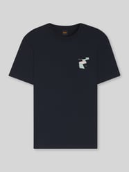 T-shirt o kroju relaxed fit z czystej bawełny model 'MOVEMENT' od BOSS Orange - 3