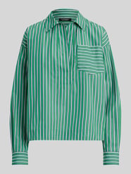 Bluzka koszulowa o kroju regular fit z czystej bawełny od Lauren Ralph Lauren - 41