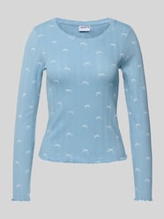Pyjama-Oberteil mit Lochmuster von Jake*s Casual - 39