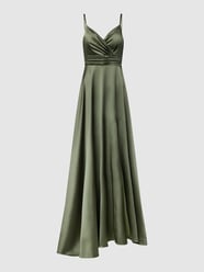 Abendkleid in Wickel-Optik von TROYDEN COLLECTION Grün - 13