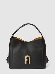 Handtas met labeldetail, model 'PRIMULA' van Furla Grijs / zwart - 12