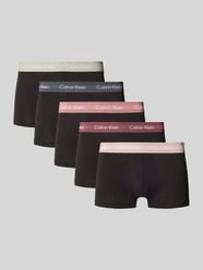 Trunks mit elastischem Label-Bund im 5er-Pack von Calvin Klein Underwear Schwarz - 44