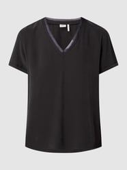 Shirt aus Viskose von s.Oliver BLACK LABEL Schwarz - 35