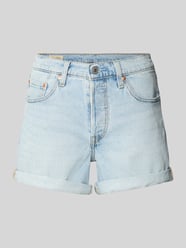 Szorty jeansowe o kroju regular fit z 5 kieszeniami model ‘501®’ od Levi's® - 10