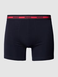 Boxershorts mit elastischem Logo-Bund im 3er-Pack von HUGO Schwarz - 39