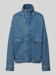 Jeansjacke mit Label-Patch Modell 'EASY' von Calvin Klein Jeans Blau - 14