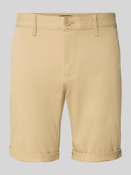 Slim Fit Chinoshorts aus Baumwoll-Mix von Tommy Jeans Beige - 25