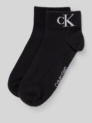 Socken mit Label-Schriftzug im 2er-Pack von Calvin Klein Jeans Schwarz - 48