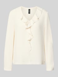 Relaxed Fit Bluse mit Rüschenbesatz von Marc Cain - 6