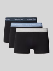 Trunks mit Logo-Bund im 3er-Pack von Calvin Klein Underwear Schwarz - 42