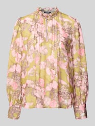 Regular Fit overhemdblouse met kraag met ruches model 'Belmira' van JOOP! Fuchsia - 25