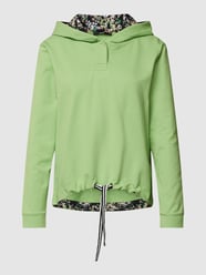 Hoodie met capuchon van Zero Groen - 15