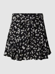 Skort mit floralem Allover-Muster von Review Schwarz - 13