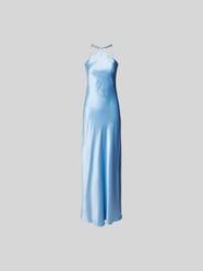 Maxikleid mit Neckholder von Staud Blau - 4