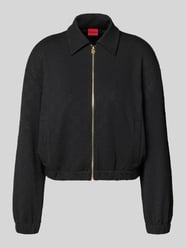 Bluza rozpinana w kroju regular fit ze wzorem na całej powierzchni model 'DAYANE' od HUGO - 36