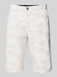 Regular Fit Chino-Shorts mit Gürtelschlaufen von Tom Tailor Beige - 42