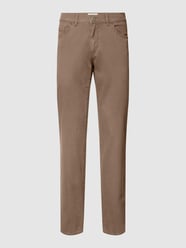 Hose mit Label-Patch Modell 'Cadiz' von Brax Beige - 5