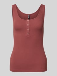 Slim Fit Tank Top aus Baumwoll-Mix Modell 'KITTE' von Pieces - 11