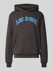 HOODIE met Labelprint Model 'Brady' van Les Deux - 15