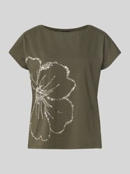 Regular fit T-shirt van katoenmix van s.Oliver BLACK LABEL - 35