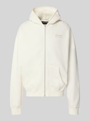 Oversized sweatjack met kangoeroezak model 'Morcote' van PEGADOR - 44