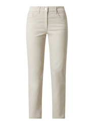 Comfort Fit Jeans mit Stretch-Anteil Modell 'Greta' von Zerres Beige - 33