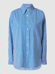 Bluse aus Baumwolle Modell 'Brisa' von mbyM Blau / Türkis - 13