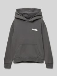 Hoodie mit Label-Print Modell 'VERMONT' von Jack & Jones Grau - 18