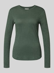 Langarmshirt mit abgerundetem Saum von Marc O'Polo - 31
