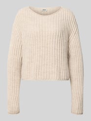 Sweter z dzianiny z okrągłym dekoltem model 'IMENY' od DRYKORN - 1
