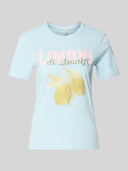 damski t-shirt o kroju regular fit z czystej bawełny model 'KITA' od ONLY - 14