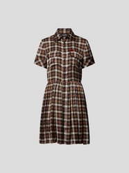 Minikleid mit Tartan-Karo von Dsquared2 Braun - 30