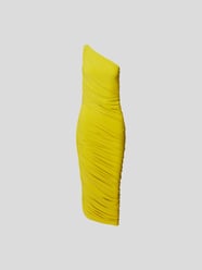 Midikleid im One-Shoulder-Look von Norma Kamali Gelb - 6