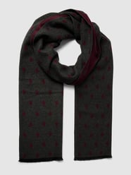 Schal mit Allover-Muster von Christian Berg Men Rot - 40