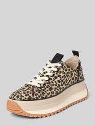Low Top Sneaker mit Plateau-Sohle von Tamaris Beige - 23