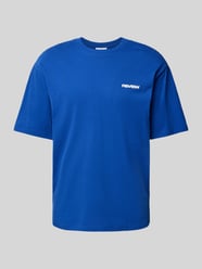 T-Shirt mit Label-Print von REVIEW Blau - 38