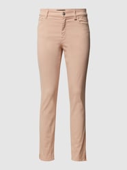 Stoffen broek met verkort model van Marc Cain Roze - 27