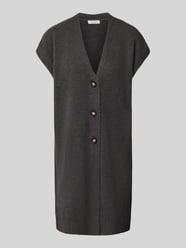 Mouwloos vest met kapmouwen en V-hals van Christian Berg Woman - 11